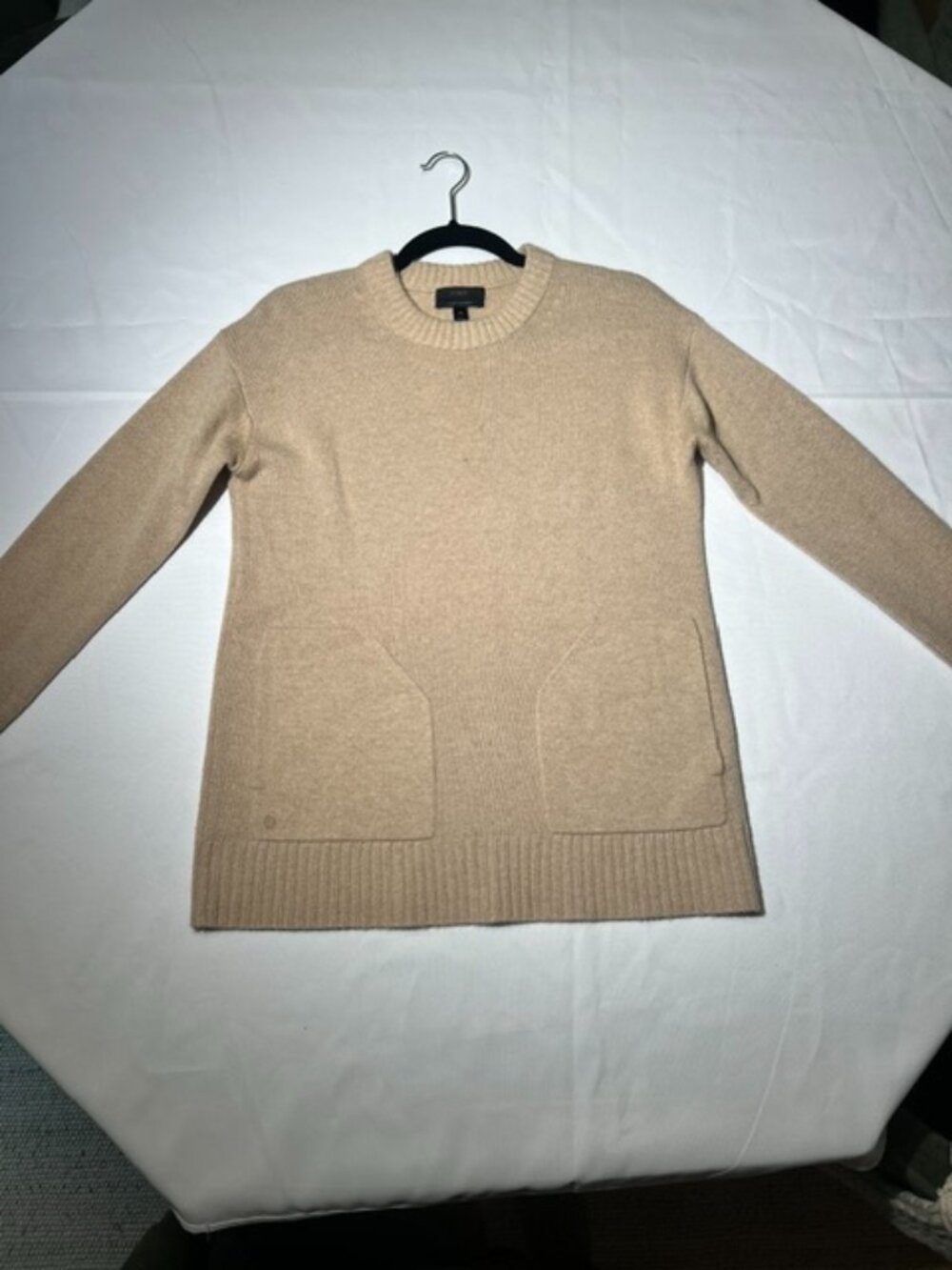 J.Crew 100% Cashmere Pullover Sweater - Patch Pockets